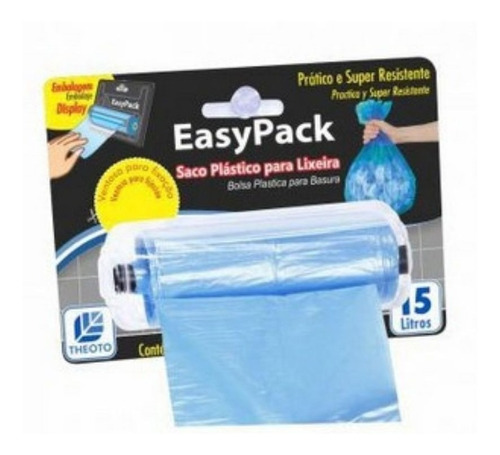 Saco Plástico Lixo 15l Easypack Lixeira Resistente