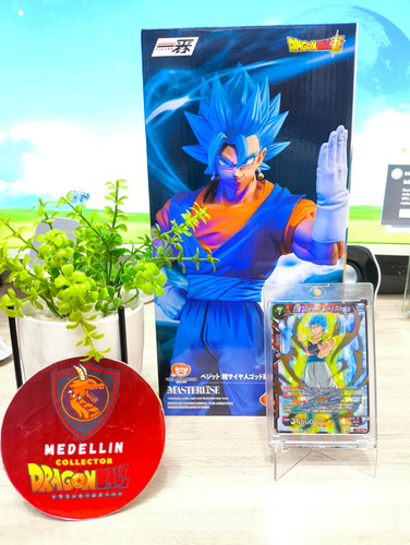 Figura Vegito Blue Masterlise Dragón Ball 