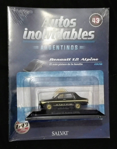 Auto Inolvidables. Renault Alpine (1978). Escala. 1:43.