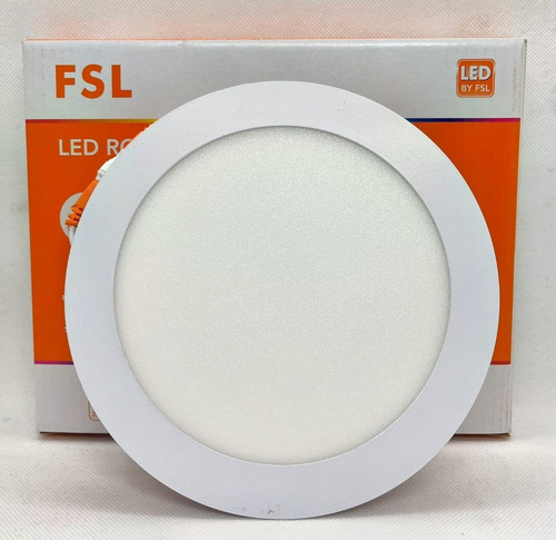 Panel Embutido Redondo 12w (calida 3000k-fria 6500k) Fsl
