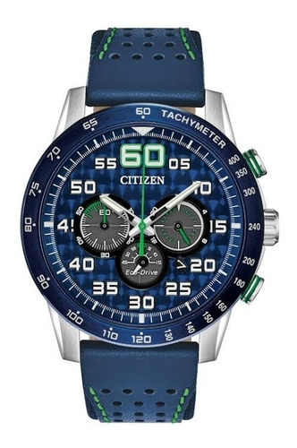 Citizen Primo Chronograph Blue Dial Ca4438-00l .. Dcmstore F