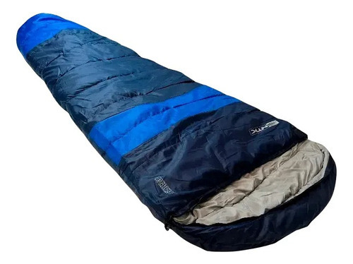 Saco Dormir Everest Inverno Frio Intenso 5°c Até -10°c Ntk Cor Azul Localização do zíper Lado Direito