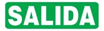 Comprar Carteles Salida Señalética Industrial Señalización 14 X 41
