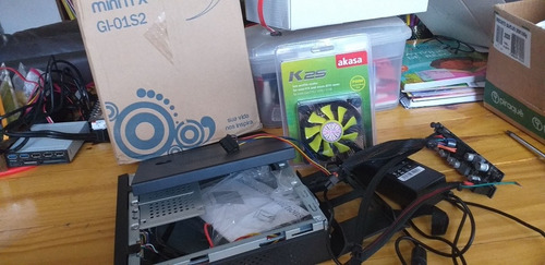 Kit Mini Itx Gabinete+cooler+fonte