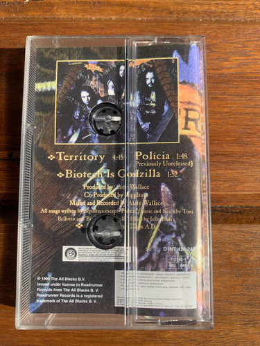 Sepultura - Territory - K7 Single - Extremamente Raro