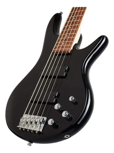 Contra Baixo Ibanez Gsr 205 Bk 5 Cordas Com Destro Preto