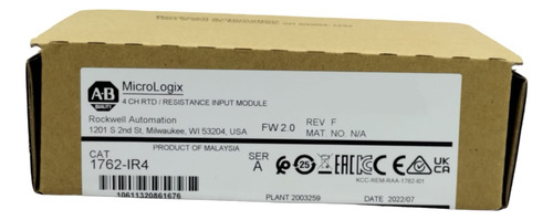 Allen Bradley 1762-ir4 Micrologix