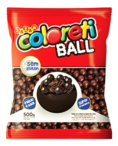 Coloreti Ball Cereal Ao Leite 500g Doces Festa Brigadeiro