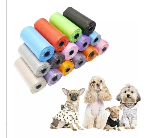 330 Bolsas Biodegradables Para Popo Mascotas Perro 