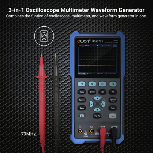 T Osciloscópio Com Display De Forma De Onda E Oscilador