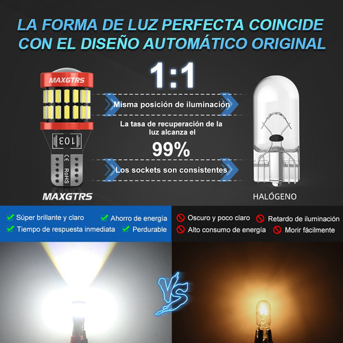 5 × T10 Piscando Estroboscópio 194 W 5 W Led 3014 Smd 12 V