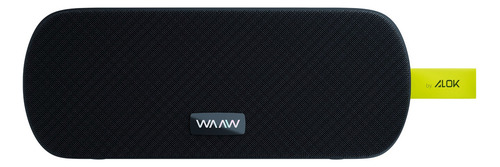 Altavoz Bluetooth portátil Tws Waaw By Alok Us 100sb, color negro y verde, 110 V/220 V