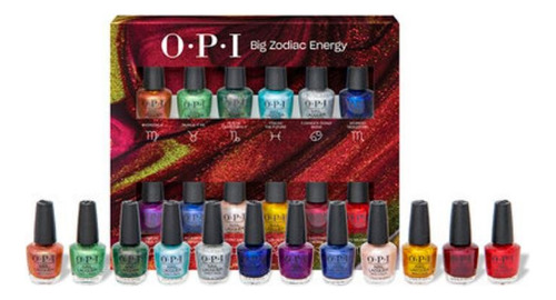 Opi Nail Lacquer Big Zodiac Energy Mini Kit X 12uni. 3.75 Ml Color Mini Kit Big Zodiaco Energy