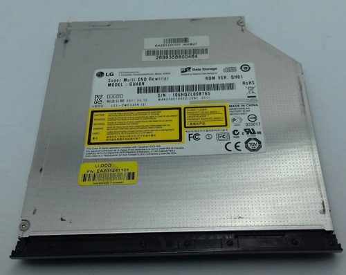  Drive/ Gravador/ Dvd P/ Notebook LG  P430k,original.