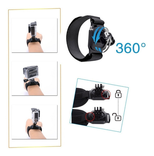 Kit Hero 8 7 6 5 3 4 Edition Black Silver Session Gopro 2018