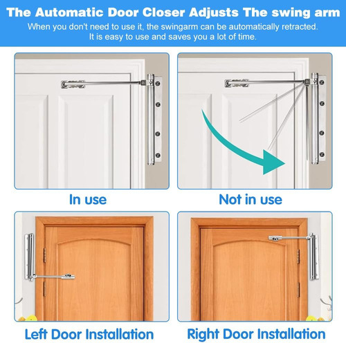 Dobradiça Automática De Fechamento Automático De Porta Leve