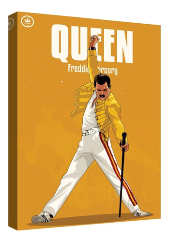 Cuadro Decorativo Canvas Moderno Freddie Mercury Fotografia Color Freddie Mercury Ilustracion 7 Armazón Natural