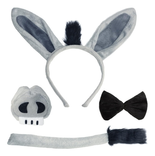 Set De Accesorios Para Disfraz De Burro, Orejas De Burro, Di
