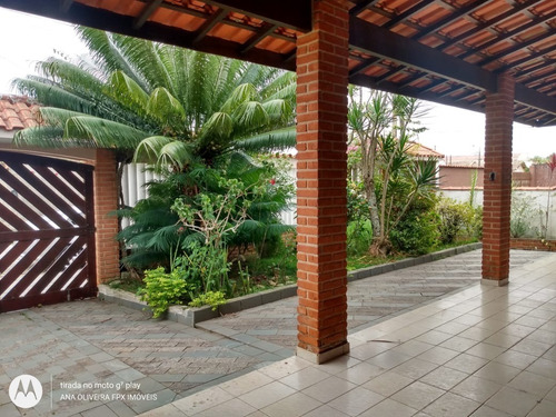 Imagem 10 de 30 de Casa Com Piscina, Edícula, Ducha, Área Gourmet Com Churrasqueira, No Bairro Cibratel 2 Em Itanhaém, Aceita Financiamento Bancário