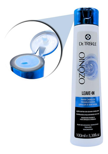 Leave-in Triskle Ozonio 100ml: Controle Do Frizz E Brilho