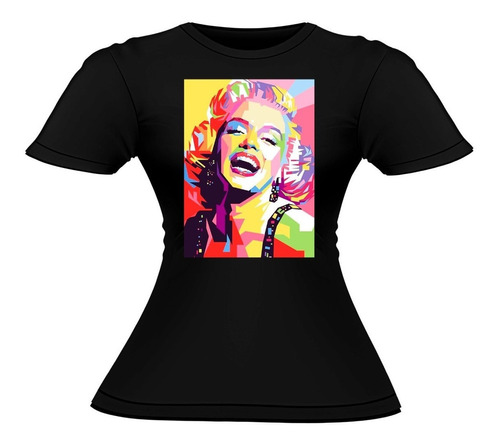 Polera Mujer Algodón Marilyn Monroe Artista Eeuu