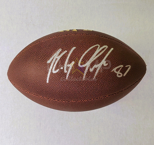 Balon Autografiado Gronkowski New England Patriots Wilson Nf