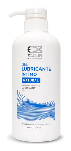 Lubricante Gel Intimo Vaginal 500 Ml, Neutro, Elixir