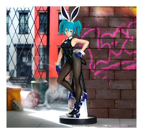 Figura Hatsune Vocaloid Violeta Bicute Bunnies Furyu 30 Cm
