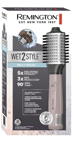 Cepillo Secador Remington Pro  Wet2style Ceramica + Titanio