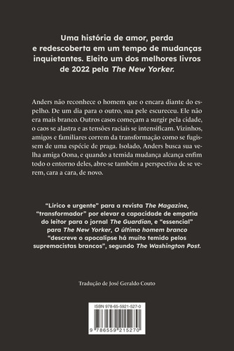 O Último Homem Branco, De Hamid, Mohsin. Editora Companhia Das Letras, Capa Mole, Edição 1 Em Português, 2023