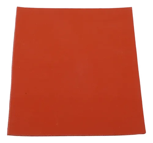 Protector De Mesa, 3 Unidades, Lámina De Silicona Roja, Resi