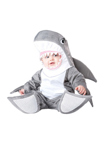 Disfraz Para Bebé Tiburón Talla 6-12 Meses Halloween