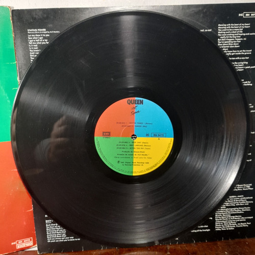 Lp Vinil Queem Hot Space Com Encarte
