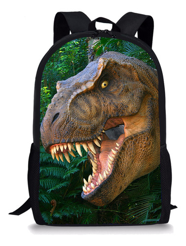 Mochila Escolar Fierce D Personalizada Con Estampado De Dino