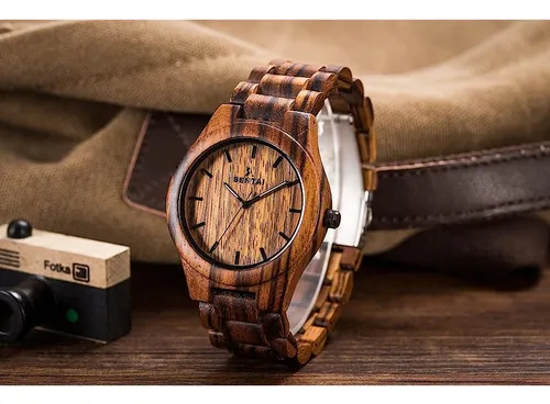 Relojes hechos con madera hotsell