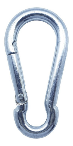 Imagem 3 de 5 de Mosquetão Engate Rápido Aço Inox 7mm X 70mm - 10 Unidades