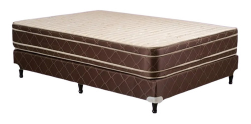 Imagen 6 de 10 de Colchón + Sommier Espuma Firme 2 Plazas 140x190 30cm 110kg