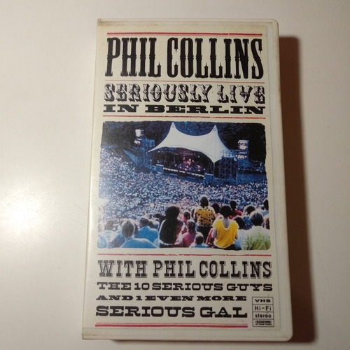 Phil Collins Seriously Live In Berlin Vhs Casete Leer Descri