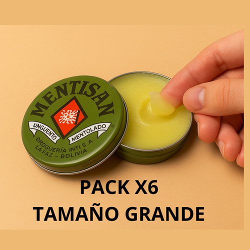 Mentisan Boliviano Grande Pack X6 Unguento Original Original