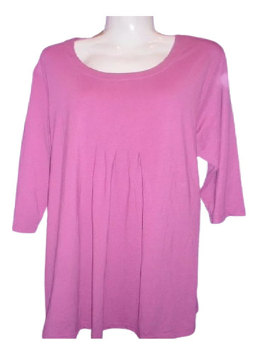 Blusa Tipo Pollerita Xxl Tableada Expecial Grande Fucsia