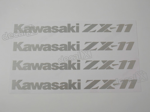 Adesivos Emblemas Centro Roda Compatível Kawasaki Zx-11 Rd12 Cor Kawasaki Zzx-11