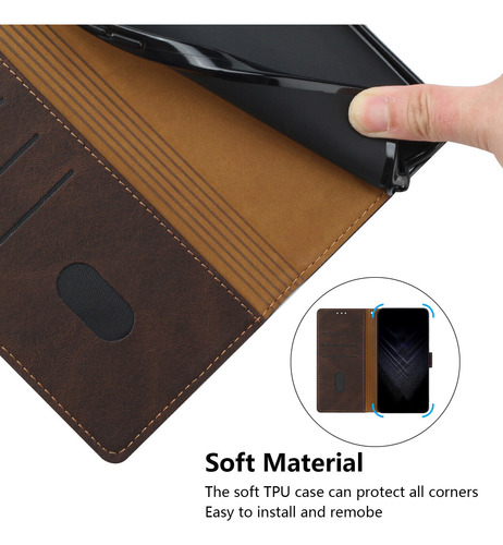 Compatível Com A Capa Tipo Carteira Samsung Galaxy A20s, Cap