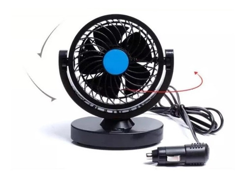 Ventilador Automóvil 12v Accesorio Vehículo 360° 13cm Camión