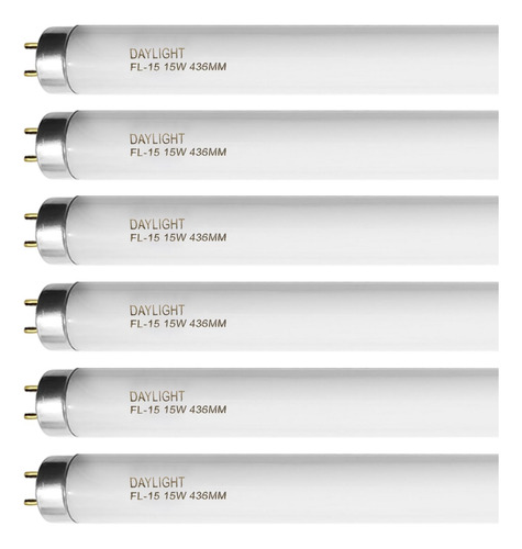 Tubo Fluorescente T8 15 W 18 PuLG Da 6500 K 6 Pas G13 - Sylv