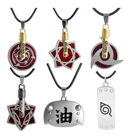 Collar Naruto Akatsuki Anime Serpiente Sasuke Cosplay Kakasi