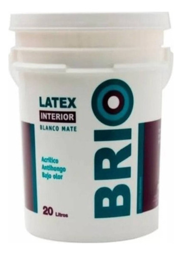 Pintura Latex Interior Brio Andina Acrilico Antihongo 10lt