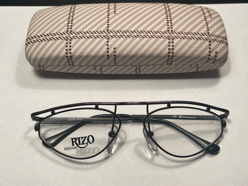 Lentes Rizo Design; Armazón Retro-