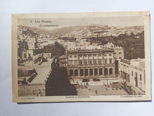 España Las Palmas Postal El Ayuntamiento - Hauser Y Menet