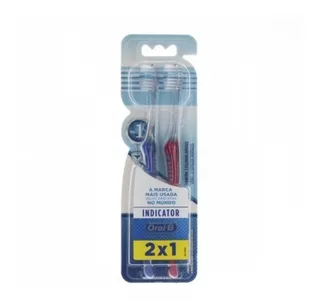 Escova Dental Macia 35% Oral-b Pro-saúde Indicator 2unidades