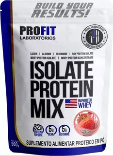 Whey Protein Isolado Mix Refil 900g Profit Mp Importada F